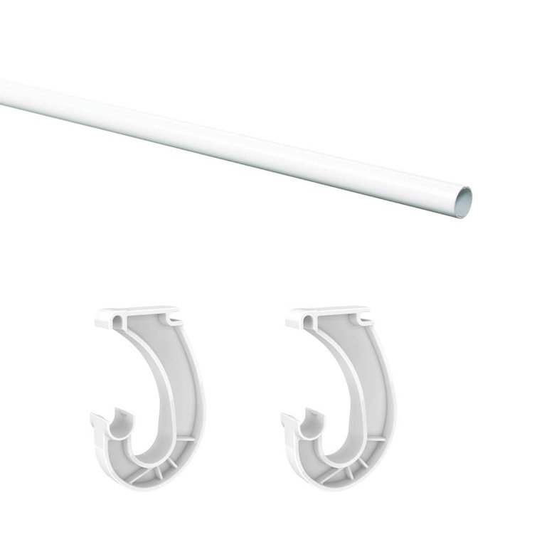 White closet online rod